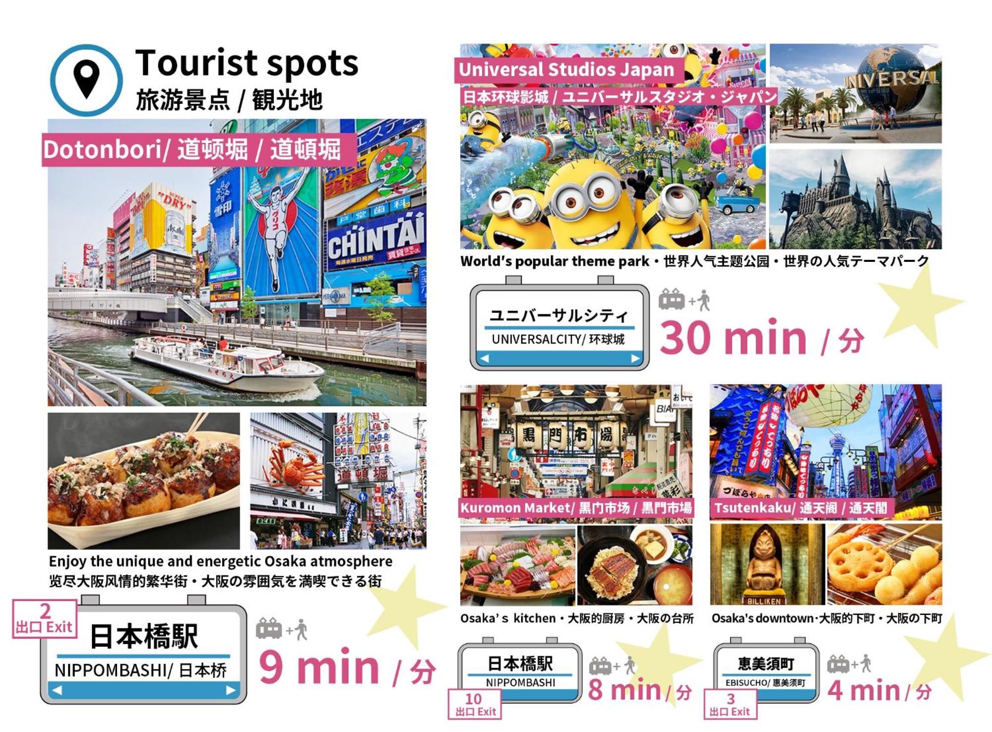Bijou Suites Ten Osaka Ngoại thất bức ảnh